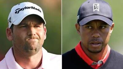Tiger Woods, right, and Sergio Garcia have been trading entertaining insults but now the Spaniard has crossed the line.