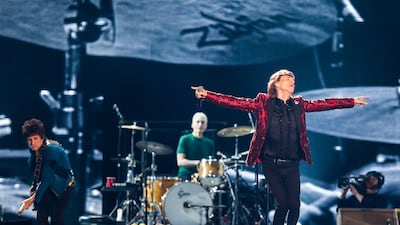 The Rolling Stones perform at du Arena in Abu Dhabi on February 21, 2014. Photo: Flash Entertainment