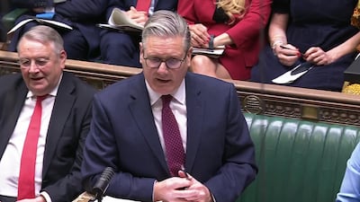 UK Prime Minister Keir Starmer told the House of Commons about the stabbing on Wednesday. PA