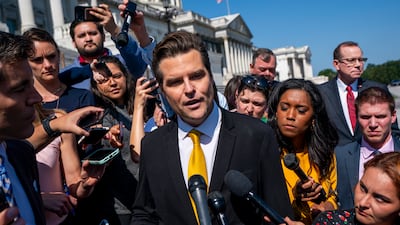 Florida Republican Matt Gaetz used a motion to vacate to try to unseat House Speaker Kevin McCarthy. EPA