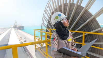 An Emirati female engineer. Courtesy Emirates Global Aluminium