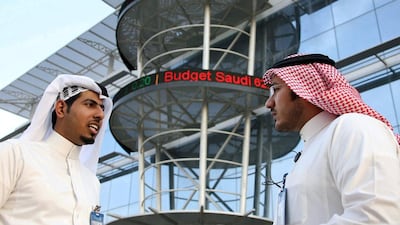 Investors were surprised when the telecoms company Mobily dropped its previous earnings result to a nine-figure loss. AFP Photo