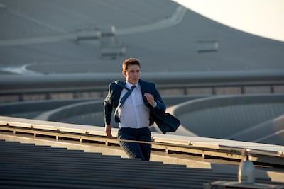 A key location in Mission: Impossible – Dead Reckoning Part One is the Midfield Terminal at Abu Dhabi International Airport. Photo: Abu Dhabi Film Commission