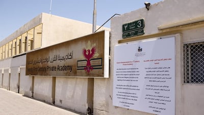 21st Century Private Academy remains closed four days into the new academic year. Christopher Pike / The National