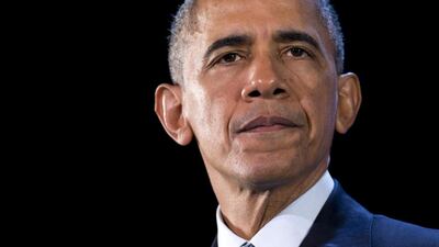 US President Barack Obama speaks at the Asia-Pacific Economic Cooperation (APEC) CEO summit in Manila on November 18, 2015. Saul Loeb / AFP Photo