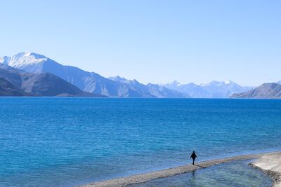 Pangong is the world's highest saltwater lake. Photo: Praneet Kumar/ Unsplash