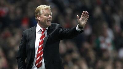 Ronald Koeman has overseen a busy summer at Southampton, having to contend with the sale of three of last season's key players. Ian Kington / AFP