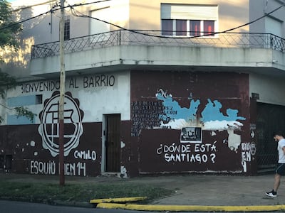 A mural in Buenos Aires, Argentina. Photo: Andy Mitten for The National