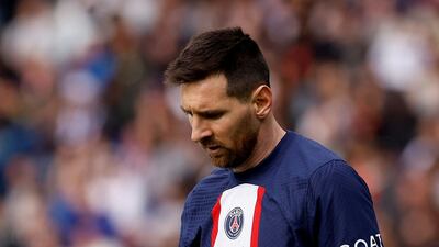 Paris St Germain's Lionel Messi. Reuters