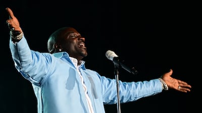 Senegalese-American singer Akon has seen a career resurgence among younger fans. AFP