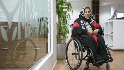 Fatma Al Qassimi, Manager of the Khalaf Al Habtoor and Humaid Matar Al Tayer Assistive Technology Resource Center. Abu Dhabi, United Arab Emirates. Mona Al Marzooqi/ The National