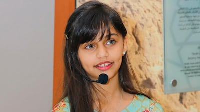 Ghaya Saad Alahbabi, 12, wants to play her part in shaping a better future for the world. Photo: Ghaya Saad Alahbabi