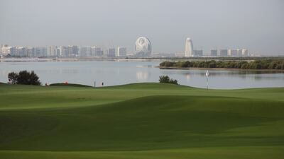 The Yas Links Golf Course will host its first Abu Dhabi HSBC Championship. Getty