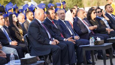The commencement ceremony at AUIS. Photo: Iraqi President's Office