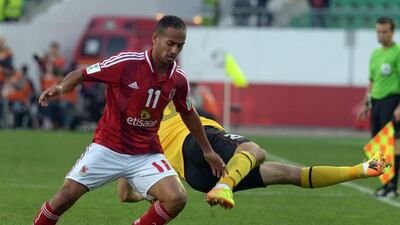 Midfielder Walid Soliman with Cairo club Al Ahly at the Club World Cup. Ahly earned entry into the competition by winning the 2013 CAF Champions League. Fadel Senna / AFP