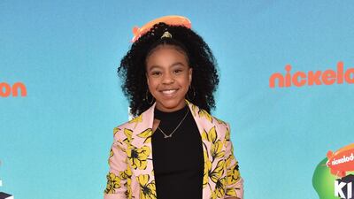 US actress Priah Ferguson arrives. AFP