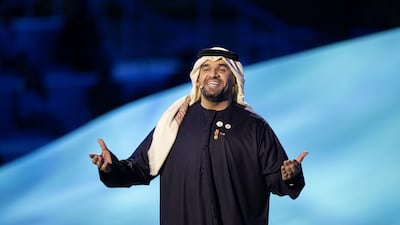 Al Jassmi performs during the opening ceremony of Expo 2020 Dubai. Photo: Expo 2020 Dubai