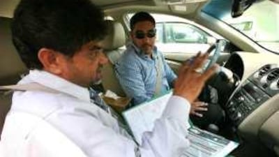 Nazar Hussain of the Emirates Driving Institute discusses Matthew Chung's motoring weaknesses after an assessment drive in Dubai.