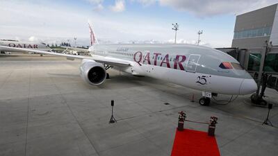 The Qatari airline added 13 new destinations during the fiscal year to the end of March. AP Photo