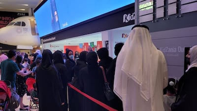 There were long queues at Dubai Mall for the attractions during Eid.