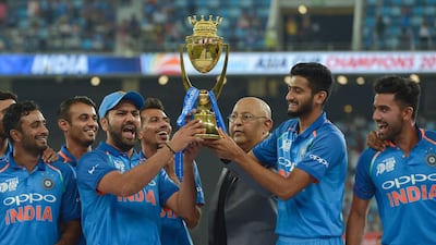 There are two things Rohit Sharma, third from left, has demonstrated this year: one is his ability to dominate any bowling attack in any given conditions in limited-overs cricket; and the other is leading the Indian team ably in the absence of Virat Kohli. Rohit's crowning achievement this year was leading India to the Asia Cup title in the UAE. And in the unlikely event Kohli, who plays a lot of cricket all year round, decides that he has too much on his plate, Rohit can easily slip into full-time captaincy duties. AFP
