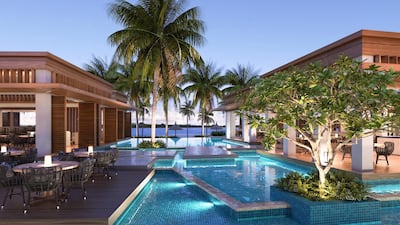 The pool terrace at the newly re-opened One&Only Le Saint Geran, Mauritius. One&Only