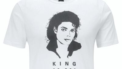 T-shirt with an artistic rendering of an iconic image 