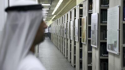 The Juma Al Majid Centre enables access to digitising contents, in order to distribute copies of the books and manuscripts to scholars either at the centre or by email. Pawan Singh / The National