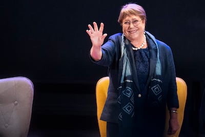 Chile's former president Michelle Bachelet is a high-profile candidate for the UN's top job. EPA