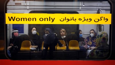 Iranian women face a ban from the Tehran Metro if they refuse to wear a hijab, and the authorities have sent extra staff to stations to enforce the rules. AFP