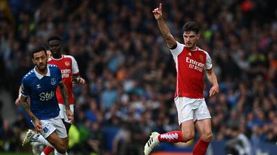 Declan Rice - 7: Composed and reliable at the base of Arsenal's midfield. Offered a solid platform for those in front of him. AFP