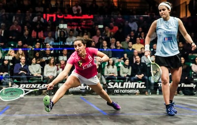 Nour El Tayeb, right, is a source of inspiration. EPA
