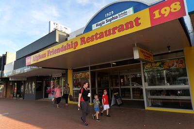 The "Afghan Friendship Restaurant" in Griffith. AFP