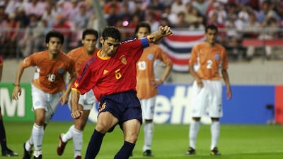 Fernando Hierro: The Spaniard could do it all – defend, pass and score. And he did, often, during a spectacular career at Real Madrid. He scored 26 in the 1991/92 season during his peak before the goals slowly reduced each year until he left Madrid in 2003. He was the heartbeat of many great teams at the Bernabeu and also netted 29 goals for Spain to total 163 in his career. Getty Images