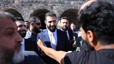 Syrian President Ahmad al Shara. Sectarian violence, economic despair and devastated infrastructure have posed challenges for his government. Photo: Presidency of the Syrian Arab Republic.