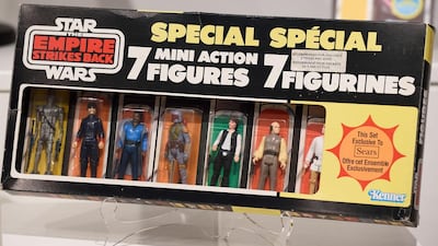 A Star Wars Empire Strikes Back seven-figure multipack. AFP