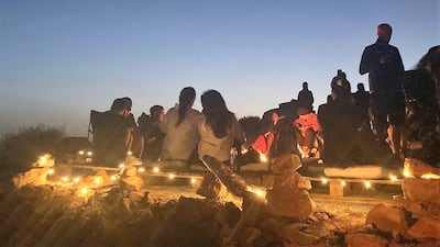 Highlander experiences are not a race and hikers will come together at night to enjoy campfires and local cuisine under the stars. Courtesy Hayley Skirka