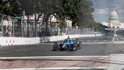 Kyle Kirkwood won the Freedom 250 Grand Prix IndyCar Series race in Washington on Sunday. Reuters