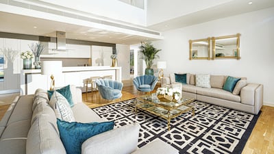 The ground floor is open plan.