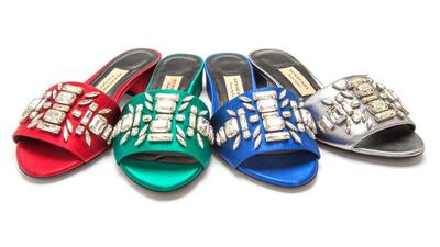 Women’s sandals by Burberry, exclusively for Level Shoes. Courtesy Level Shoes