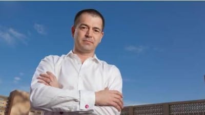 Alexander McNabb's latest self-published book is called Beirut - An Explosive Thriller. Antonie Robertson / The National