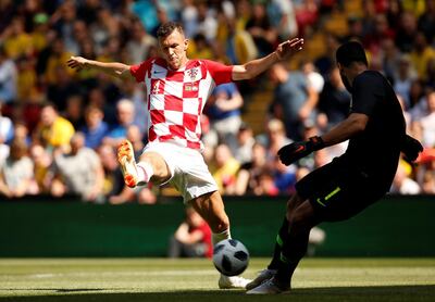 Ivan Perisic offers a goal threat for Croatia and can operate as a striker or on the left flank. Andrew Yates / Reuters