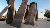 The Wahat Al Karama memorial site in Abu Dhabi immortalises the sacrifices made by the UAE Armed Forces. Victor Besa / The National
