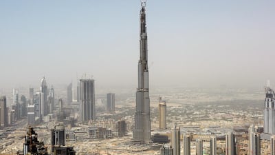 Business conditions in Dubai's non-oil private sector lifted slightly in August, according to Emirates NBD's latest economy tracker. (Ryan Carter / The National)