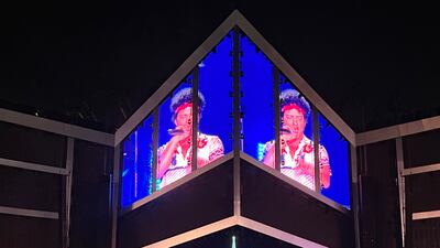 Bruno Mars played a joyful set at the Soundstorm festival in Riyadh, Saudi Arabia. Saeed Saeed / The National