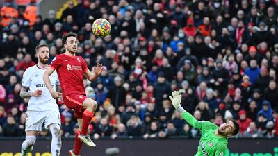 BRENTFORD RATINGS: Alvaro Fernandez - 5: The Spaniard made a fine save from Van Dijk and could do little about the first two goals. Any good work was overshadowed by his part in gifting Liverpool their third goal. Getty