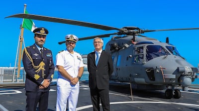 European Multi-Mission Frigate (FREMM), Carlo Margottini has docked at the Abu Dhabi Port with Commander Marco Guerriero.