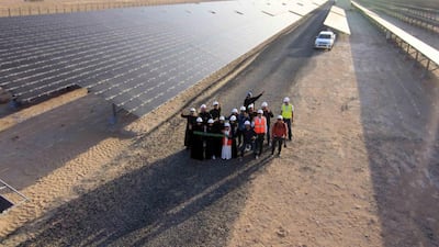 The 3rd Emirates Energy Award's organising committee welcomed 25 young social media influencers to the Mohammed bin Rashid Al Maktoum Solar Park.