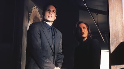 FBI agents Fox Mulder (David Duchovny) and Dana Scully (Gillian Anderson) in 2000. FOX via Getty Images