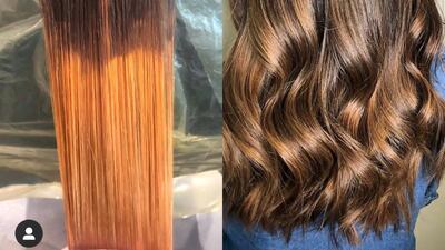 The dreaded orange band is a common result of using hair dyes incorrectly.